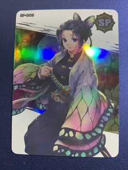Shinobu Kochou Demon Slayer SP 3 Foil Goddess Waifu Card Girl Holo Doujin Anime - Image 1