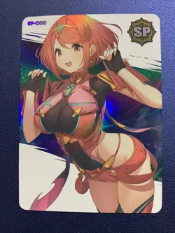 Pyra Xenoblade Chronicle Hot SP 9 Foil Goddess Waifu Card Girl Holo Doujin Anime - Image 1