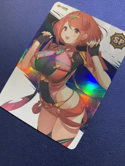 Pyra Xenoblade Chronicle Hot SP 9 Foil Goddess Waifu Card Girl Holo Doujin Anime - Image 3