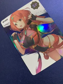 Pyra Xenoblade Chronicle Hot SP 9 Foil Goddess Waifu Card Girl Holo Doujin Anime - Image 4