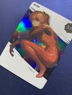 Asuka Soryu Neon Evangelion SP 10 Foil Goddess Waifu Card Girl Holo Doujin Anime - Image 3