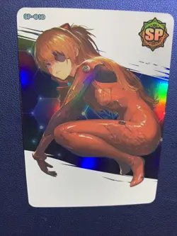 Asuka Soryu Neon Evangelion SP 10 Foil Goddess Waifu Card Girl Holo Doujin Anime - Image 5
