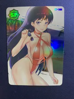 Sailor Mars Moon Hot Swim SP 23 Foil Goddess Waifu Card Girl Holo Doujin Anime - Image 1