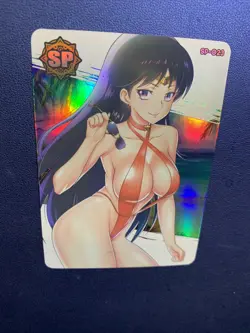 Sailor Mars Moon Hot Swim SP 23 Foil Goddess Waifu Card Girl Holo Doujin Anime - Image 5