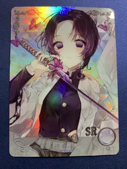 Shinobu Kochou Demon Slayer Doujin Foil Goddess Story 5M03-74 Anime Waifu Card - Image 1