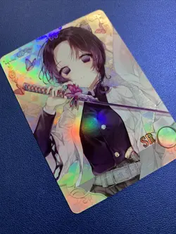 Shinobu Kochou Demon Slayer Doujin Foil Goddess Story 5M03-74 Anime Waifu Card - Image 4