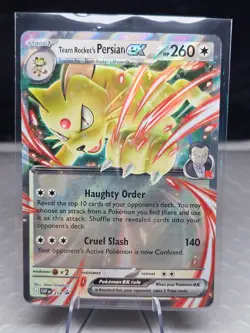 Team Rocket's Persian ex 218 Sv: Scarlet & Violet Promo Cards Holo [gls0024] - Image 1