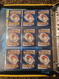 Pokemon Collection Binder Vintage Lot of Cards Holos Rares WoTC E-Reader Etc - Image 2