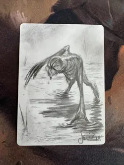 Creeping Tar Pit - Jason Felix Artist Proof Sketch MTG AP Magic Gathering - Image 1
