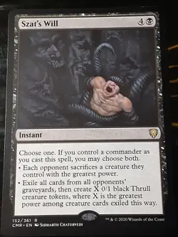 Szat's Will , Commander Legends , Near Mint , MTG , FREE SHIPPING - Image 1