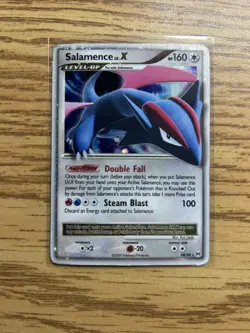 Salamence Lv.X 98/99 UR Holo Pokemon Platinum Arceus Ultra Rare Holo Vintage MP - Image 1