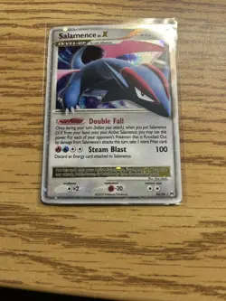 Salamence Lv.X 98/99 UR Holo Pokemon Platinum Arceus Ultra Rare Holo Vintage MP - Image 4