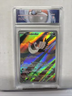2023 Pokemon Bombirdier Illustration Rare #219 HGC 9 (sb6) - Image 1