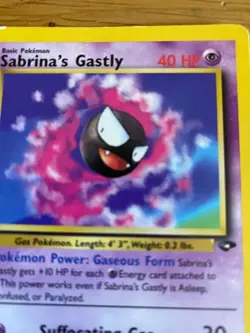 Pokemon TCG Sabrina's Gastly Gym Challenge 97 Regular Unlimited Common - Image 2