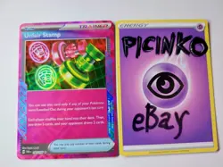 Pokemon - Unfair Stamp - 165/167 - Twilight Masquerade - Ace Spec - NM - Image 1