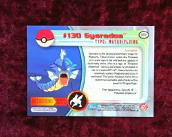 2000 Topps Pokemon TV Animation Edition Series 3 Holo Foil #130 Gyarados - Image 2