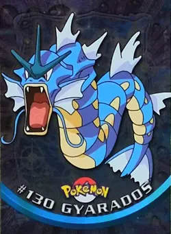 2000 Topps Pokemon TV Animation Edition Series 3 Holo Foil #130 Gyarados - Image 3