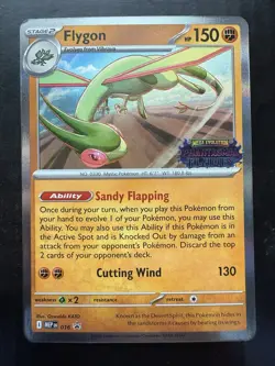 Pokemon Flygon MEP 016 Phantasmal Flames Pre Release Promo Stamped (NM) - Image 1
