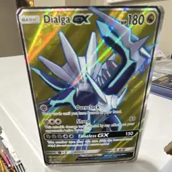 Pokemon Dialga GX SM-Ultra Prism Ultra Rare Full Art 146/156 180 HP Holo - Image 2