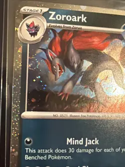 Zoroark 062/086 - White Flare Stamped Promo - Pokemon TCG - Cosmos w/ SWIRL - Image 1