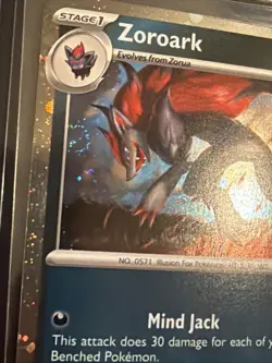 Zoroark 062/086 - White Flare Stamped Promo - Pokemon TCG - Cosmos w/ SWIRL - Image 3