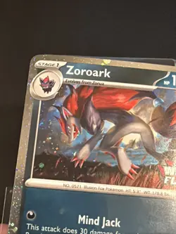 Zoroark 062/086 - White Flare Stamped Promo - Pokemon TCG - Cosmos w/ SWIRL - Image 5