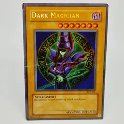 Yugioh! - Dark Magician - BPT-007 - Secret Rare - HP / CREASED - Image 1