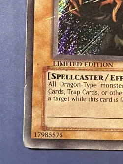 Yugioh Lord of D. BPT-004 Secret Rare Limited Damaged - Image 5