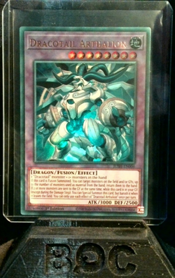 Dracotail Arthalion - JUSH-EN006 - 1st Edition - Ultra Rare - M/NM - Yu-Gi-Oh! - Image 1