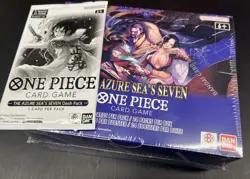 ONE PIECE TCG OP-14 Azure Sea’s Seven Warlords English SEALED BOOSTER BOX + DASH - Image 1