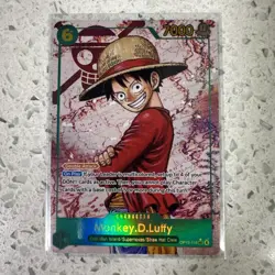 Monkey D. Luffy OP13-118 SEC Alt Art One Piece Carrying On His Will English NM - Image 1