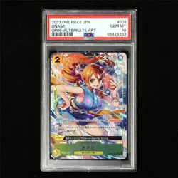 PSA 10 GEM MT 2023 One Piece JPN Onami OP06-101 R（Alt Art） - Image 2