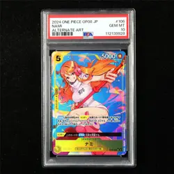 PSA 10 GEM MT 2024 One Piece JPN Nami OP08-106 SR（Alt Art） - Image 1