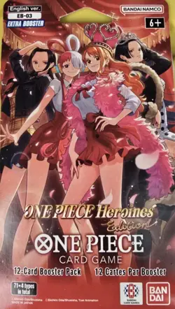 ONE PIECE Heroines EB-03 Lot 8x Sleeved Booster pack English Ships Today - Image 2