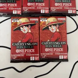One Piece English OP-13 Carrying On His Will Booster Packs Sealed Lot Of (7) - Image 3