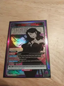 Union Arena Fullmetal Alchemist Lust UE09BT/FMA-1-090 SR Foil - NM - Image 1