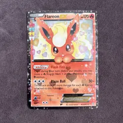 Pokemon TCG Flareon EX Holo Rare Card RC6/RC32 Generations Radiant Collection NM - Image 1