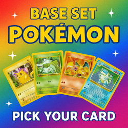 Pokemon Base Set Unlimited English Pick Your Card MP-LP - Image 1