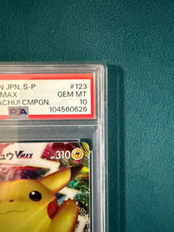 PSA 10 Pokemon Card Pikachu VMAX 123/S-P Pika! Campaign Promo GEM MINT Japanese - Image 5