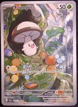 Foongus 095/086 Sv: Black Bolt Holo MINTY POKEMON CARD - Image 1