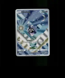 FAN-ART READ DESCRIPTION BELOW HOLO Cosmog Card Cosmog Pokemon Card p1 - Image 1
