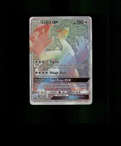 FAN-ART READ DESCRIPTION BELOW SPARKLING HOLO Lugia Pokemon Card p2 - Image 1