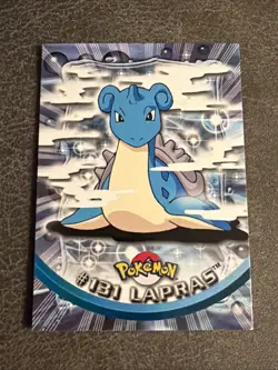 Topps Lapras Pokemon TV Animation Edition Series 3 #131 (2000) vintage TCG card - Image 1