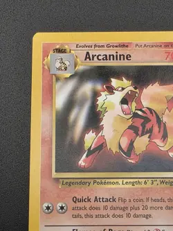 Pokemon Card - Arcanine WoTC Black Star Promo #6 - Image 3