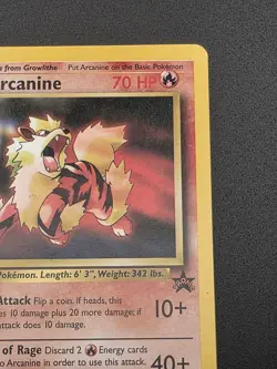 Pokemon Card - Arcanine WoTC Black Star Promo #6 - Image 4