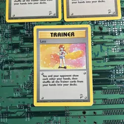 Lass 104/130 Base Set 2 Rare Trainer Pokemon Card WOTC Vintage Moderate Play 3 - Image 3