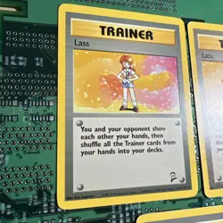 Lass 104/130 Base Set 2 Rare Trainer Pokemon Card WOTC Vintage Moderate Play 3 - Image 4