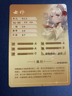 Noelle Genshin Impact SSR Foil Holo Goddess 10M02 Anime Waifu Card Girl Doujin - Image 2