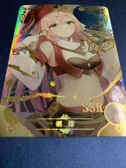 Yanfei Genshin Impact SSR Foil Holo Goddess 10M02 Anime Waifu Card Girl Doujin - Image 5