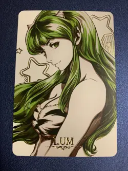 Lum Urusei Yatsura Hot Anime Doujin Gold Foil Holo Art Trading Card ACG Carddass - Image 1